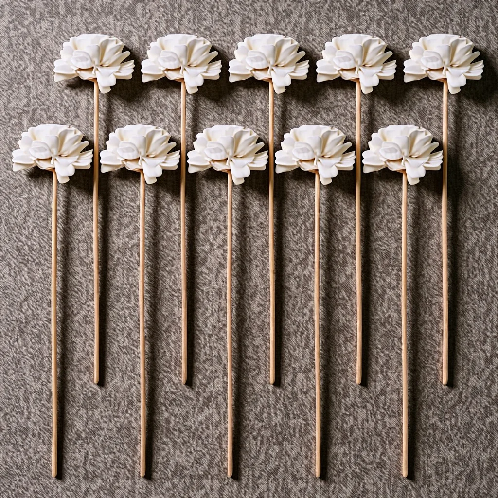 10 pezzi diffusore di canna bastoncini di fiori diffusore di olio per aromaterapia ricarica accessorio decorativo per bottiglia di aroma di ricambio