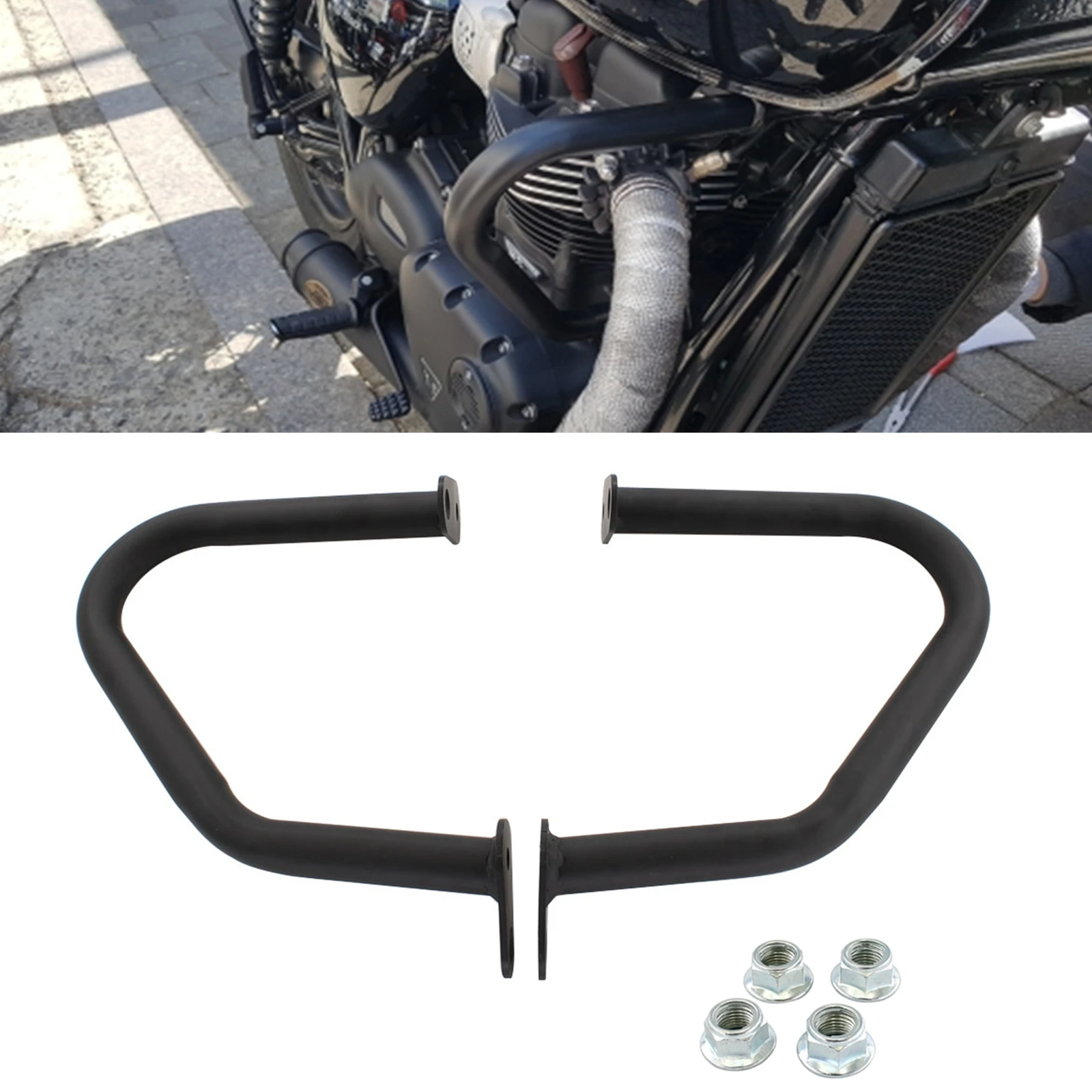 

Motorbike Engine Guard Crash Bar Protector Replacement For Triumph Bonneville T100 T120 Thruxton 1200 Street Cup Twin 2006-2020
