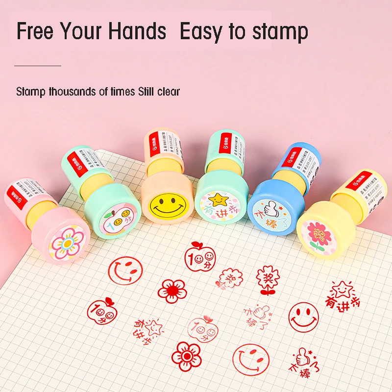 Children Reward Stamp Kindergarten Teachers Encourage Student Praise Album Decoration