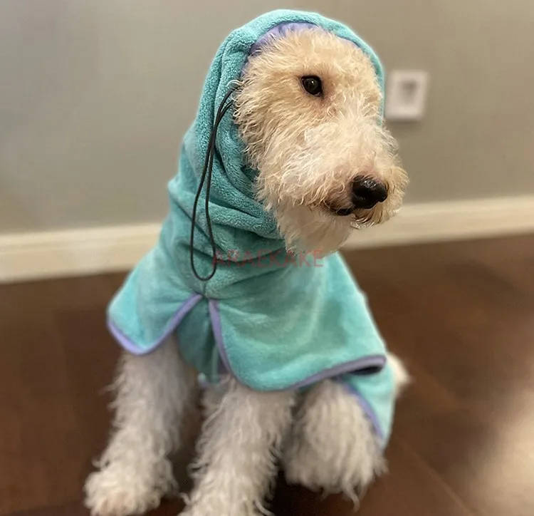 Pet bathrobe, super absorbent, high aesthetic value, quick drying, absorbent towel, super drying, special for dogs, cats,