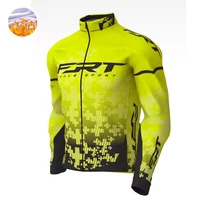 Winter Jacket Thermal Fleece Men Team Cycling Jacket Long Sleeve Jersey Suit Mtb Road Bike Clothes Ciclismo Hombres 1
