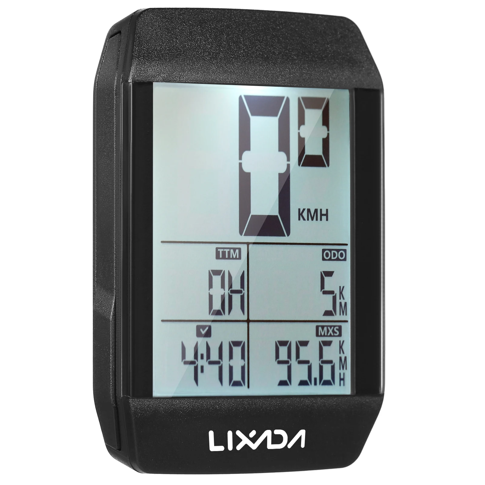 Lixada Wireless Bike Cycling Computer Waterproof Bicycle Speedometer