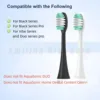 For Aquasonic Replacement Toothbrush Heads For Black Series/Series Pro/ Vibe Series Electric Toothbrush Unisex Nozzle With Cover 3