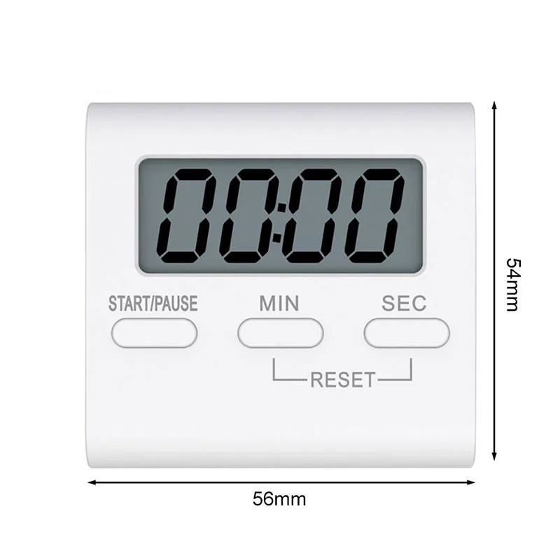 Magnetic Digital Kitchen Countdown Timer – LCD Display Cooking Gadget
