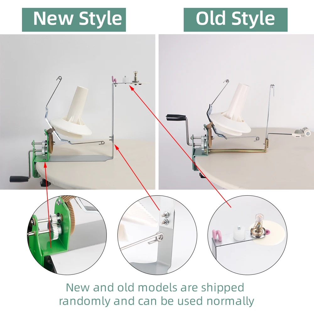 수동식 권선기 기계 원사 볼 와인더 수동식 설치 및 사용이 용이함 금속 손잡이로 견고함