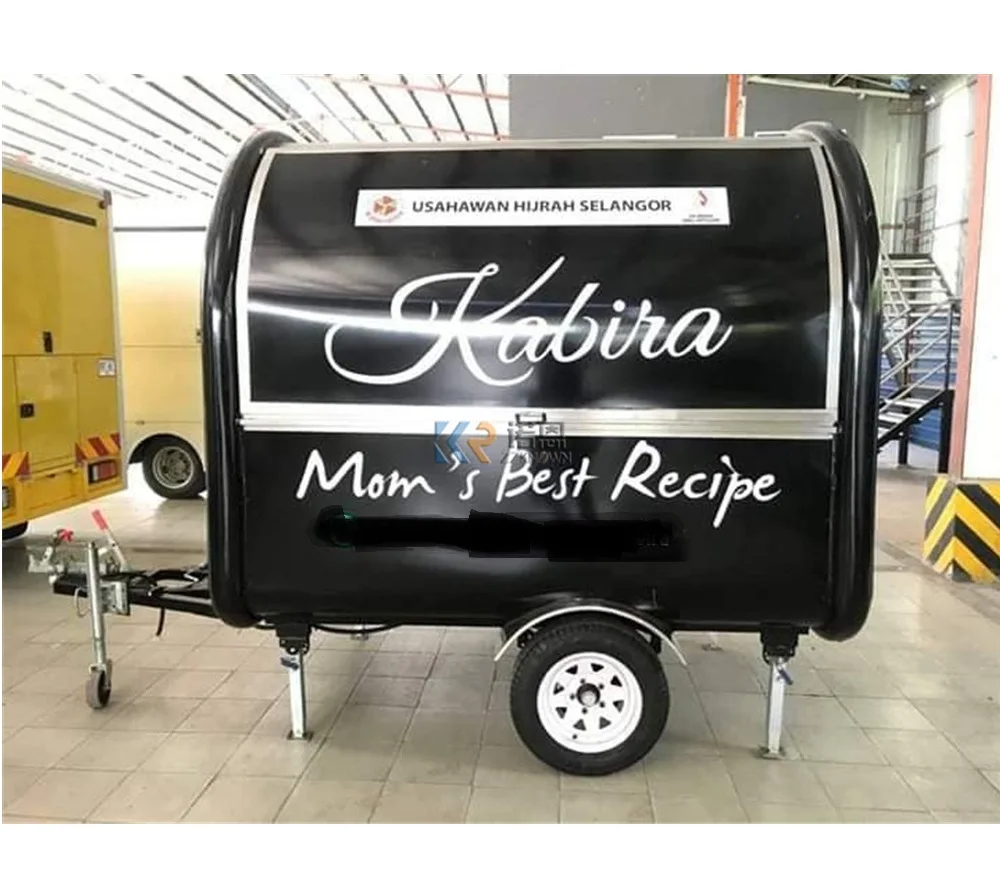 Low Price Ice Cream Cart Fruit Snack Food Truck Mobile Restaurant 2.2m Mobile Food Trailer Mini