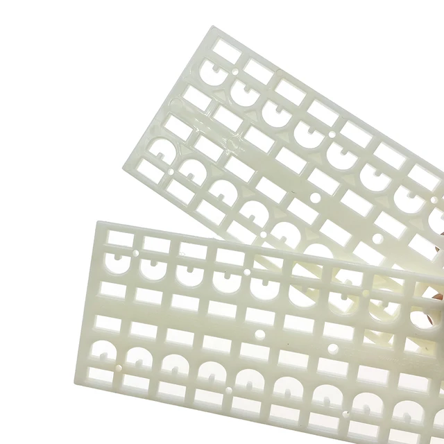 2Db Méhek Szerszám Műanyag Menekülés Elleni Légy Anti-Futásgátló Lemez Apis Mellifera 4,25 Mm 4,35 Lyukak Távtartó Méhészeti Termékek Fészekajtó - Image 6