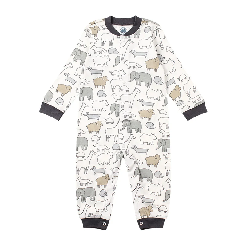 2022 Animals Spring Autumn Baby Jumpsuit Newborn Baby Clothes Kids Long Sleeve Underwear Cotton Boys Clothes Baby Girls Romper baby clothes cheap Baby Rompers