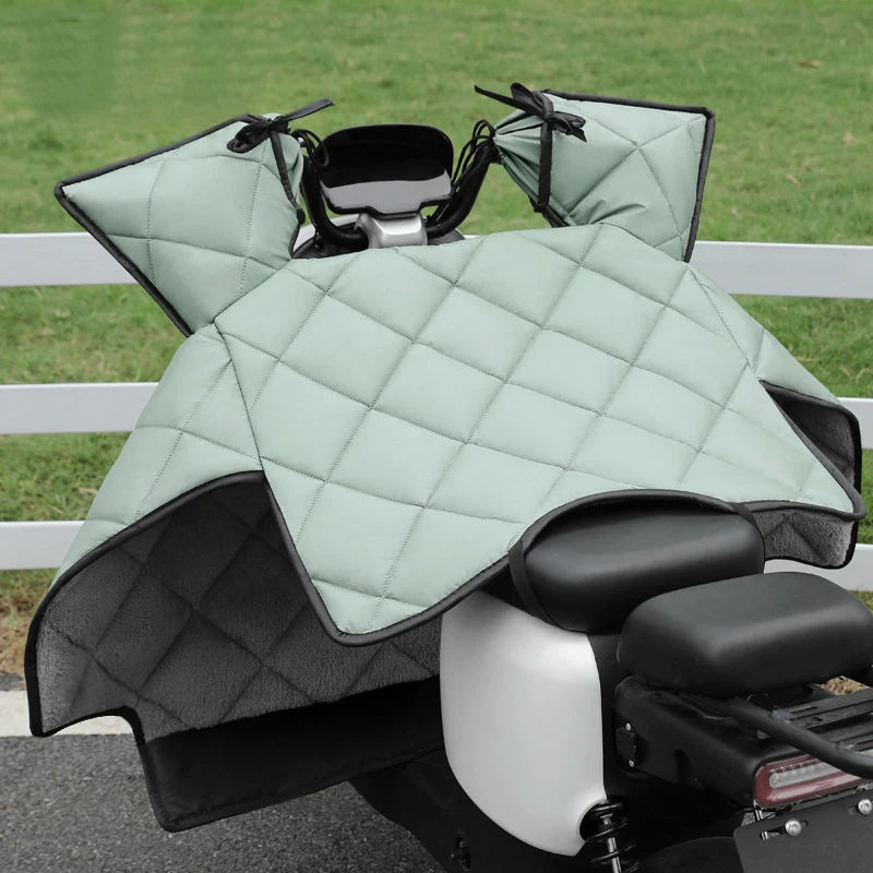 Electric Scooters Winter Wind Shields Plush Thick Waterproof  Warm Cold Resistant Ride Windproof Quilt For Motorcycle Motorbike