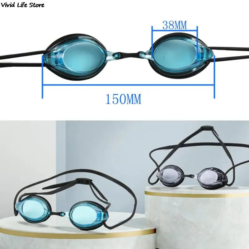 Professional Waterproof Adult Anti-fog UV Protection Lens Men Women Swimming Glasses Lens Adjustable Silicone Swim Goggles