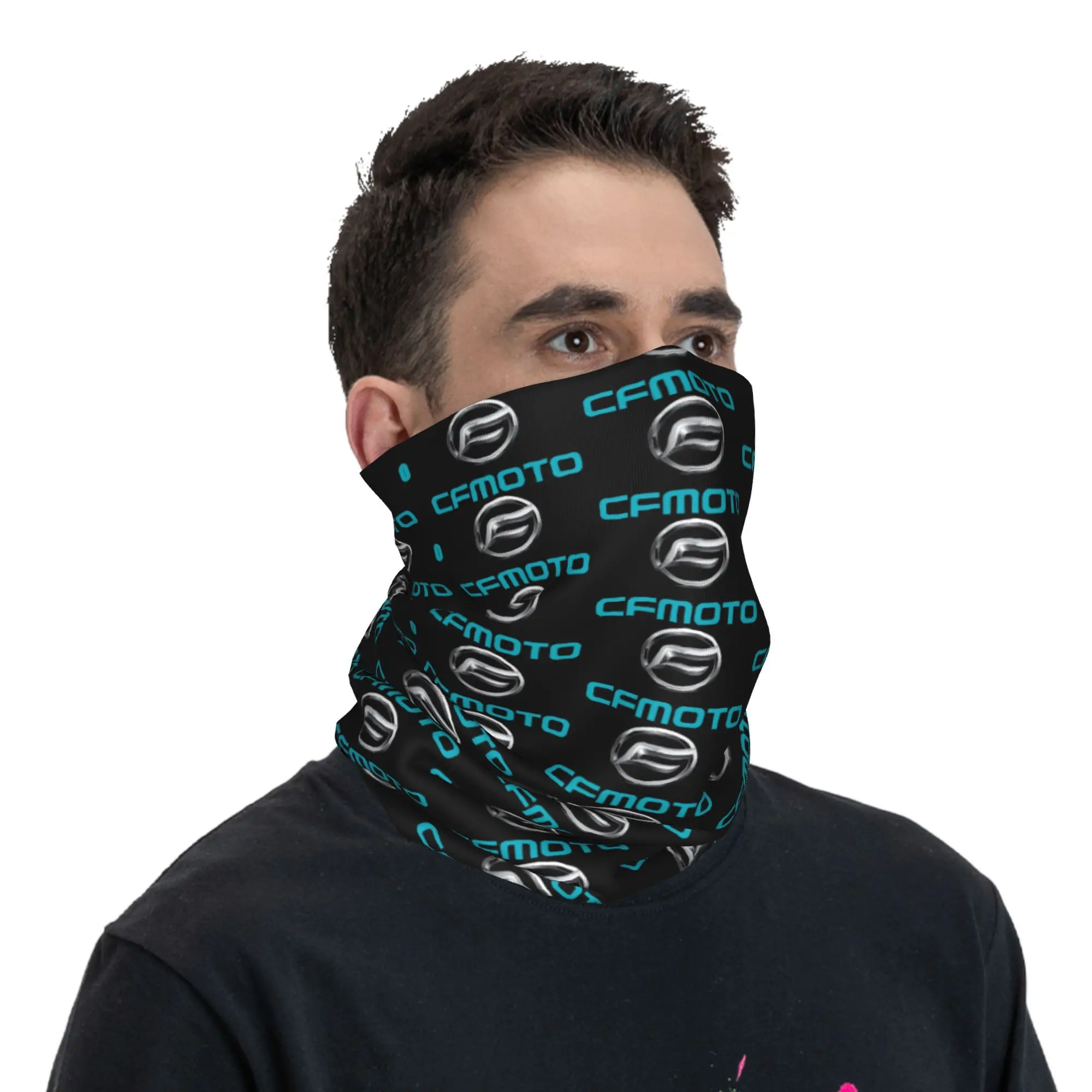 Motor-CFMotoes Racing Bandana Neck Gaiter for Hiking Camping Men Women Wrap Scarf Balaclava Warmer