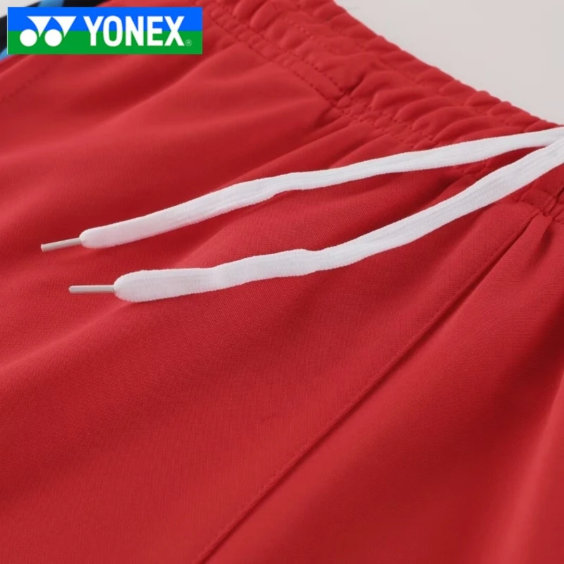 YONEX Badminton Shorts Men Casual Sports Pants Tournament Uniform Set