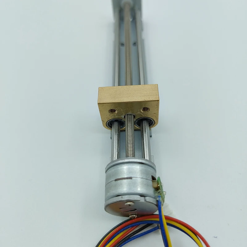 Metal Nut Moving Block 2-Phase 4-Wire Stepper