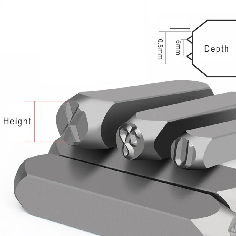 26 Letter Metal Stamp Set 4