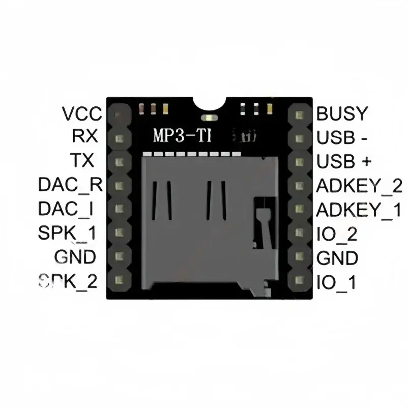 DFPlayer Mini MP3 Module Voice Sound Module with TF Card USB Port for Arduino UNO ESP32 Notification Alarm System DIY image 6