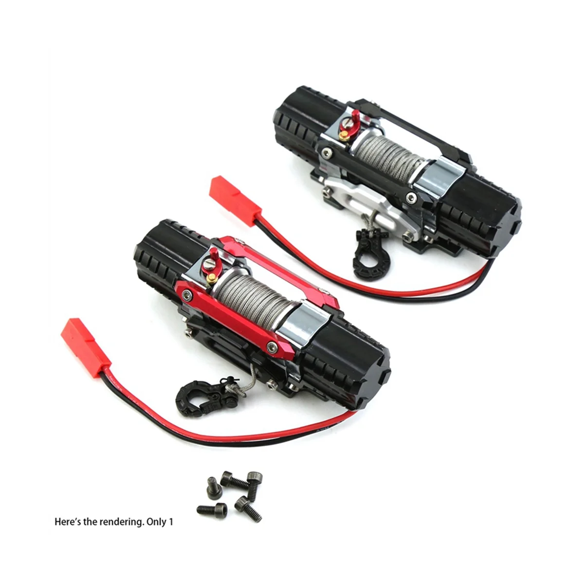 

Двойной двигатель, металлическая деталь для 1/8 1/10 RC Crawler Car Axial SCX10 TRAXXAS TRX4 RC4WD D90 KM2, обновленные детали, черный