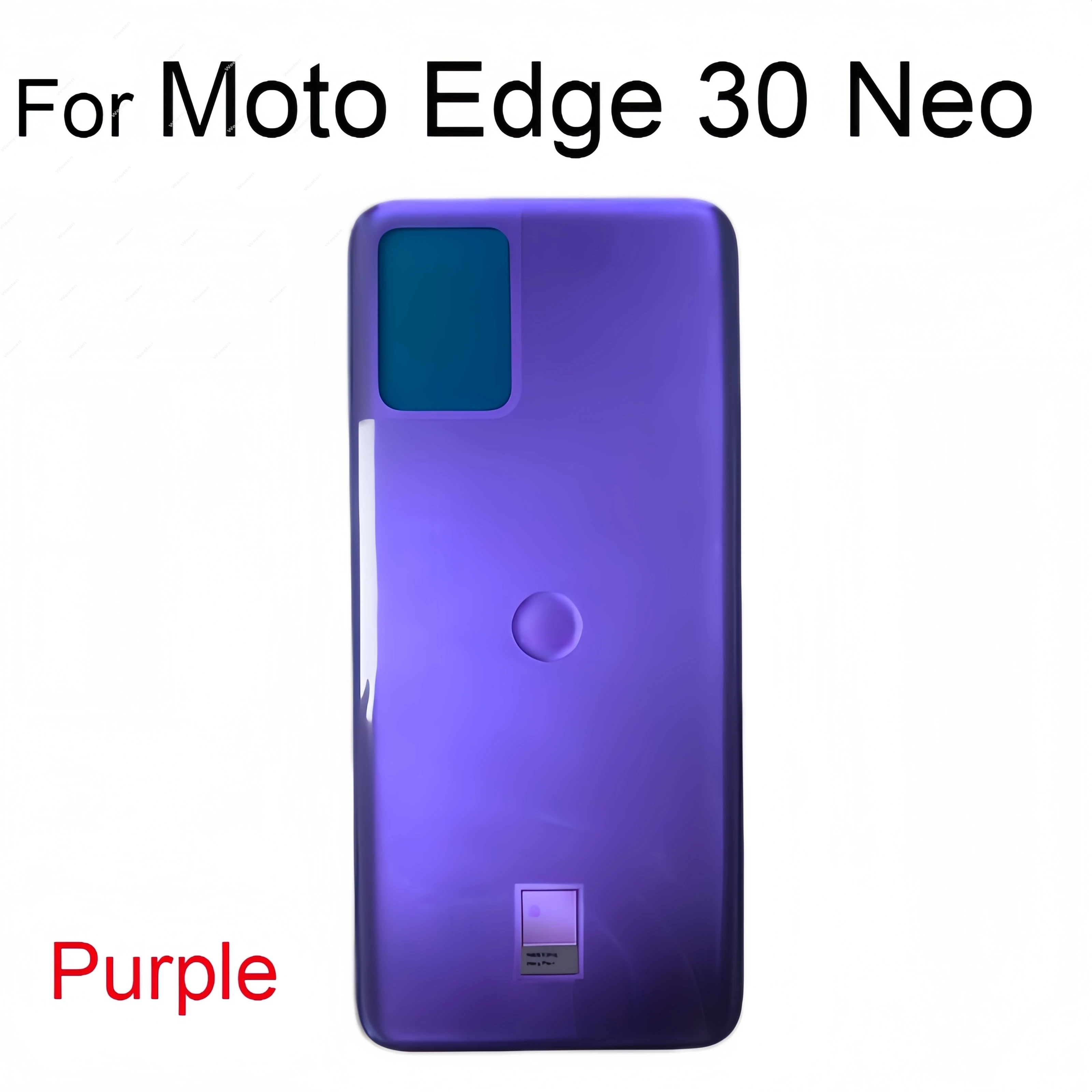 Motorola MOTO Edge 30 Neo 백 커버 케이스용 후면 배터리 도어 커버 하우징 내구성 있는 하우징 케이스 교체 부품
