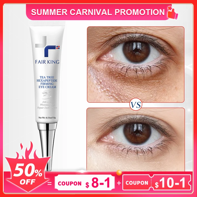 

Six Peptides Anti-Wrinkle Eye Cream Fades Fine Lines Anti Dark Circles Remove Eye Bags Puffiness Whitening Moisturizing Eye Care
