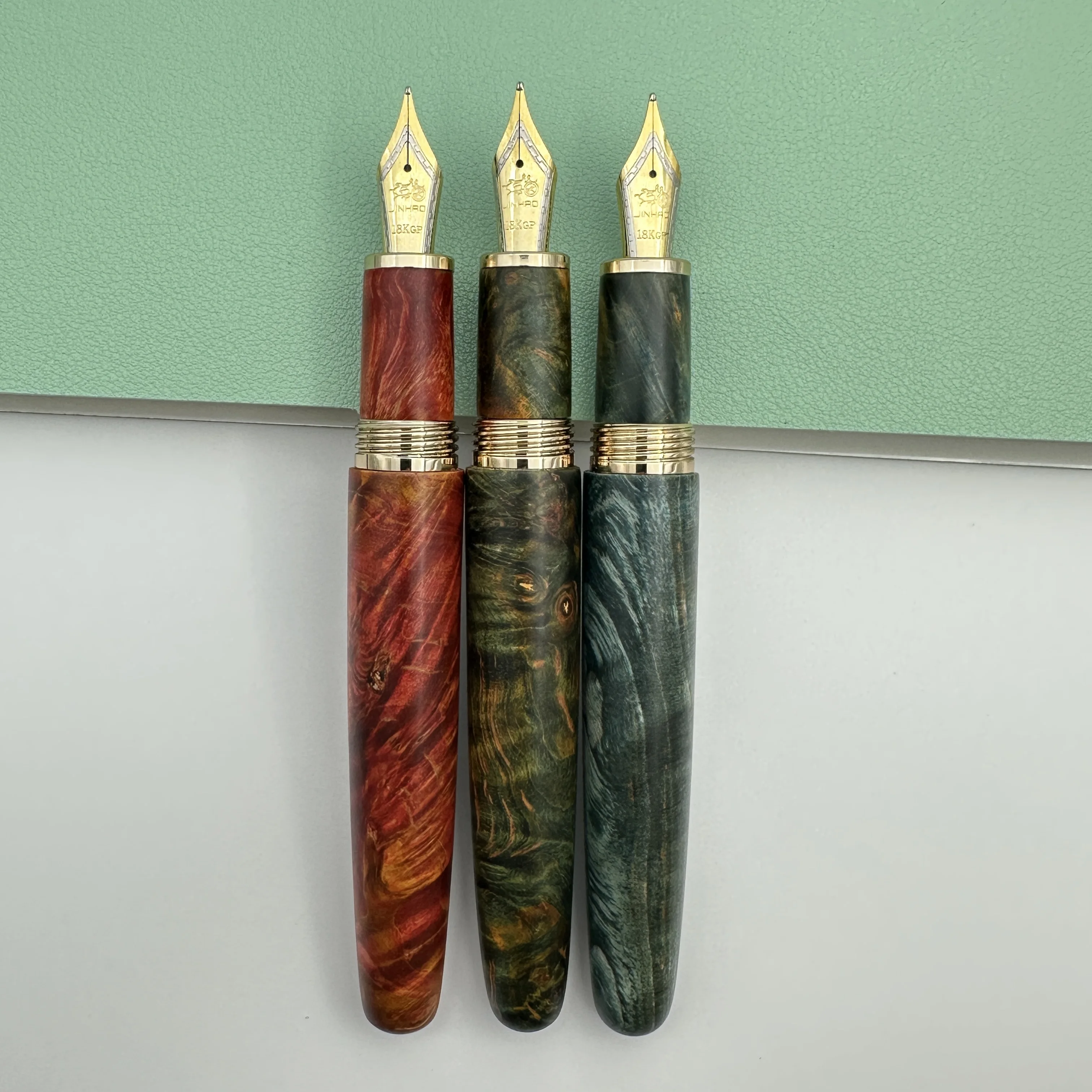 Jinhao 9056 Pluma estilográfica de madera natural, EF / F / M / Pluma Jinhao 9056 Pluma estilográfica de madera natural, EF / F / M / Pluma