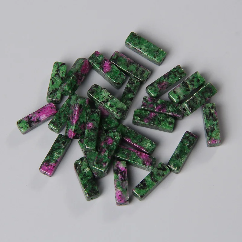 thumbnail image 1 of Cuentas de tubo cuadradas de 4 x 13 mm, cuentas de piedra natural lapislázuli, cuentas planas rectangulares, abalorios para hacer joyas, pulseras de chakras envolventes DIY a granel, 1 of 5