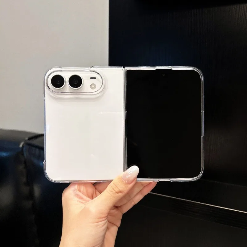 Luxury Simple Clear Slim PC Phone Case - Ultra-Thin Transparent Crystal Cover