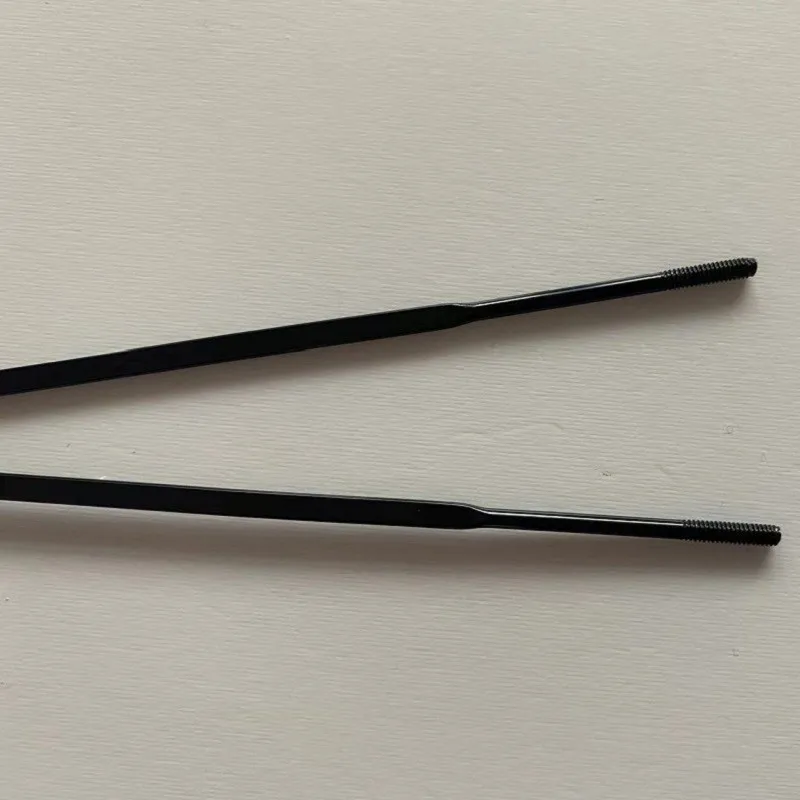 Bicycle spokes, broken wind spokes, straight head 2.3mm flat stainless steel, black small flat road bike bar 14G 2.0mm