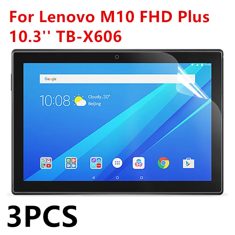 

Мягкая защитная пленка для экрана Lenovo tab M10 FHD plus TB-X606 10,3 дюйма, 3 шт.