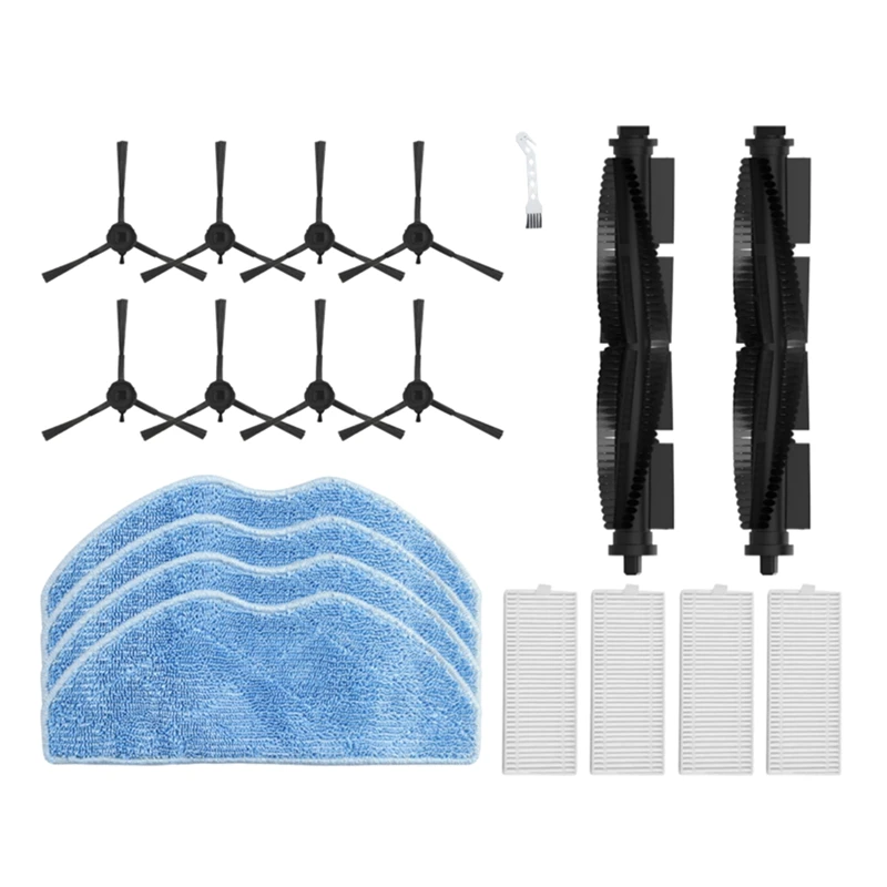 

Main Brush Side Brush Hepa Filter Mop Cloth Plastic+Cloth Sweeping Robot Accessories For 360 S8 S8 PLUS Robot Vacuum Cleaner