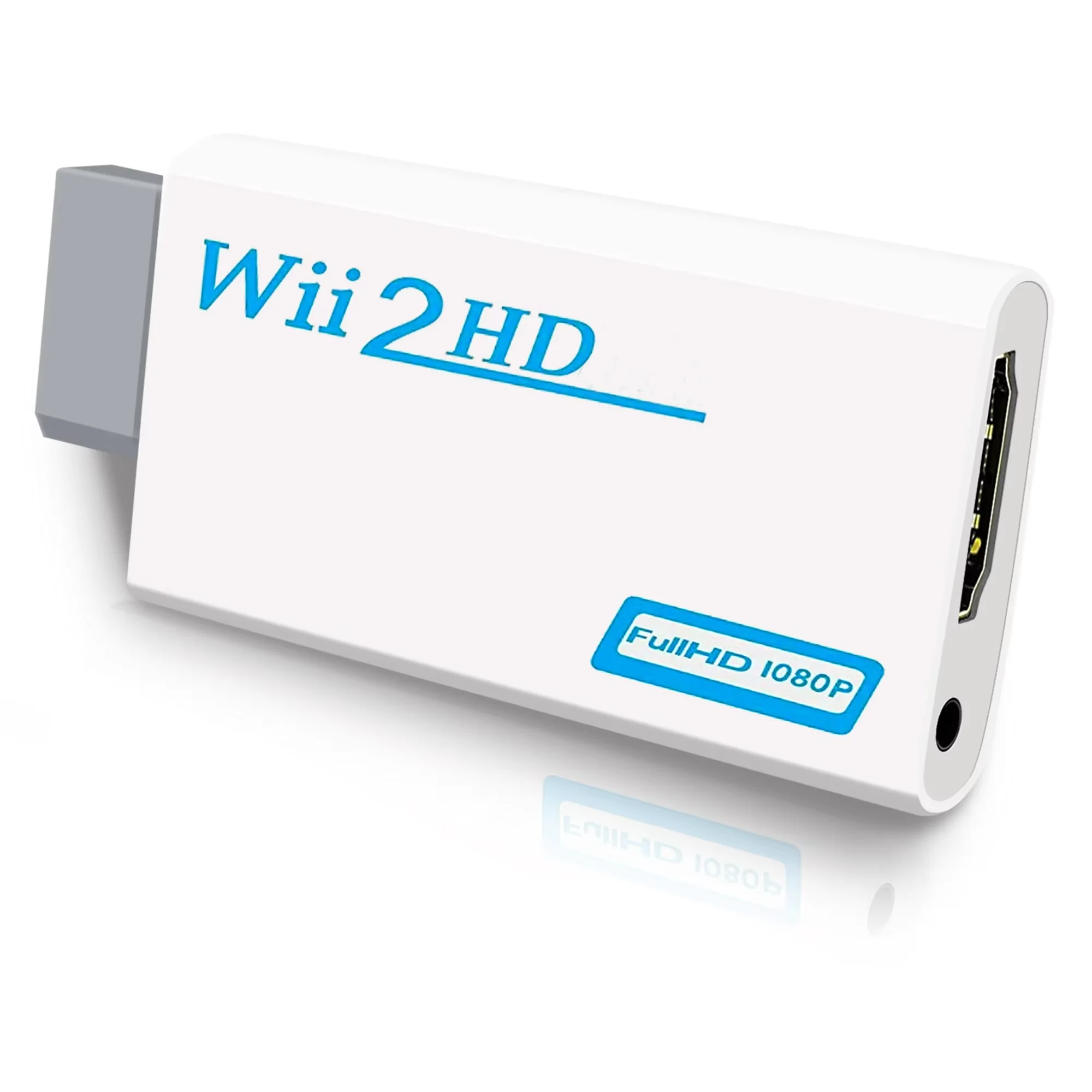 Full HD 1080P Wii To HDMI-compatible Adapter Converter 3.5mm Audio PC HDTV Monitor Wii2 To HDMI-compatible Converter Adapter