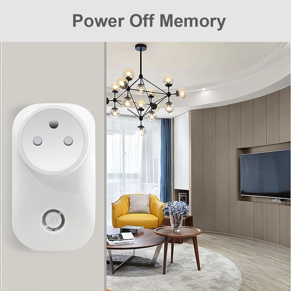 Enhanced Smart Zigbee Electric Extension with Power Monitoring, 16A Capacity