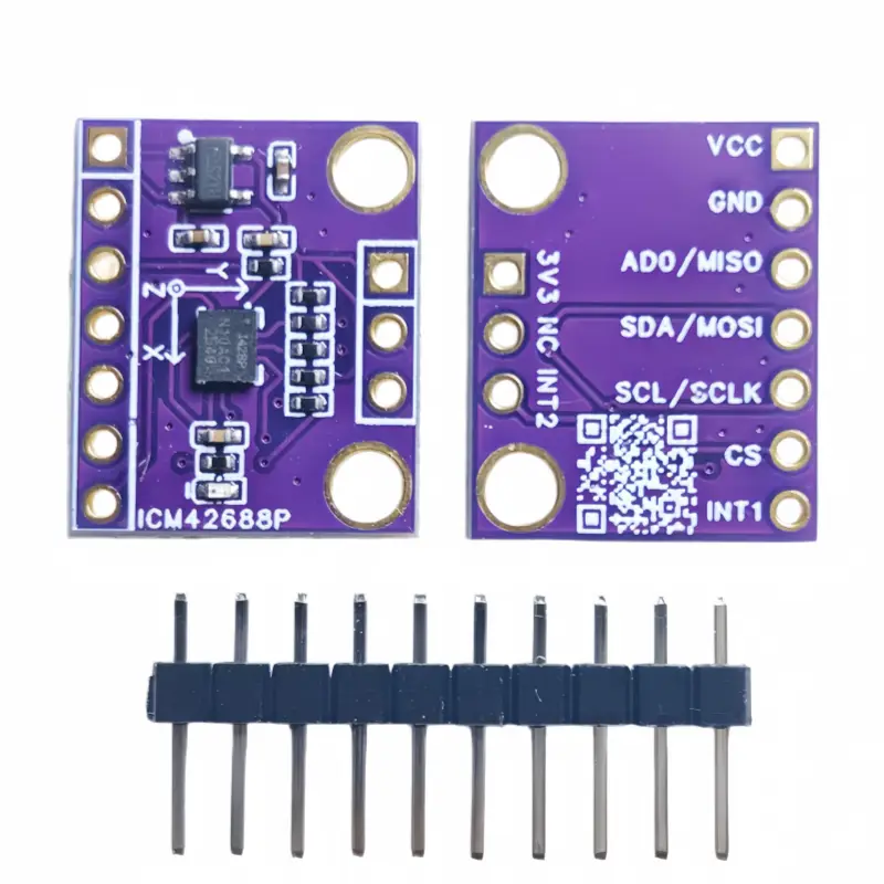 ICM42688P Module, ICM42688 Six-Axis IMU Module, Three-Axis Gyroscope and Three-Axis Accelerometer, Low Temperature image 7