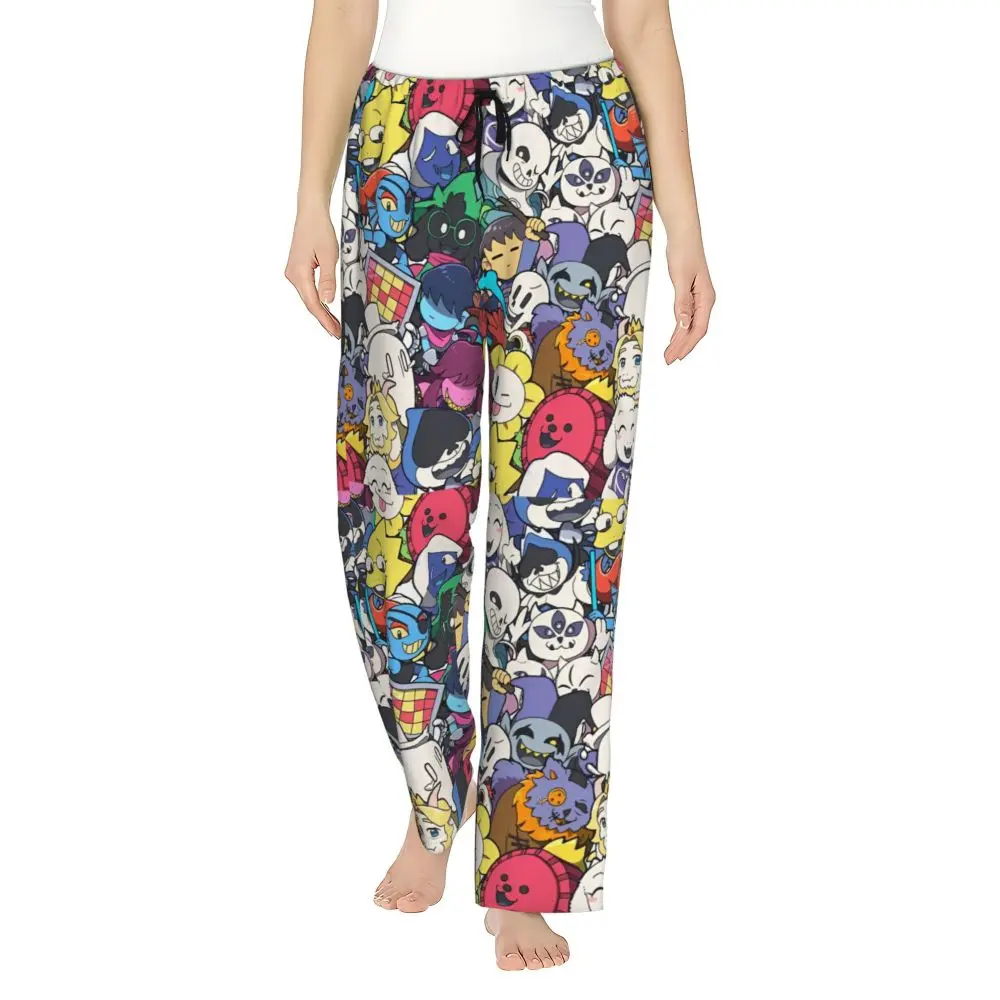 Deltarune pyjamabroek voor dames comfortabele lounge broek_voghion.com