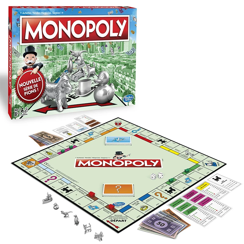 Monopoly Classico - Gioco da tavolo per famiglie e bambini dagli 8