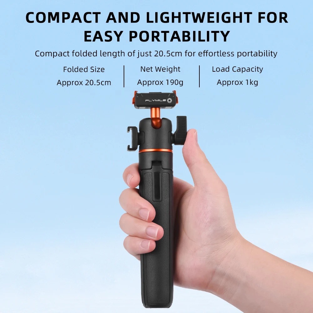 Flymile Magnetisches Schnellwechselstativ für DJI Osmo Action 6/Nano, tragbar und ausziehbar, für DJI Osmo Nano/Action 6-Zubehör – Detail 7