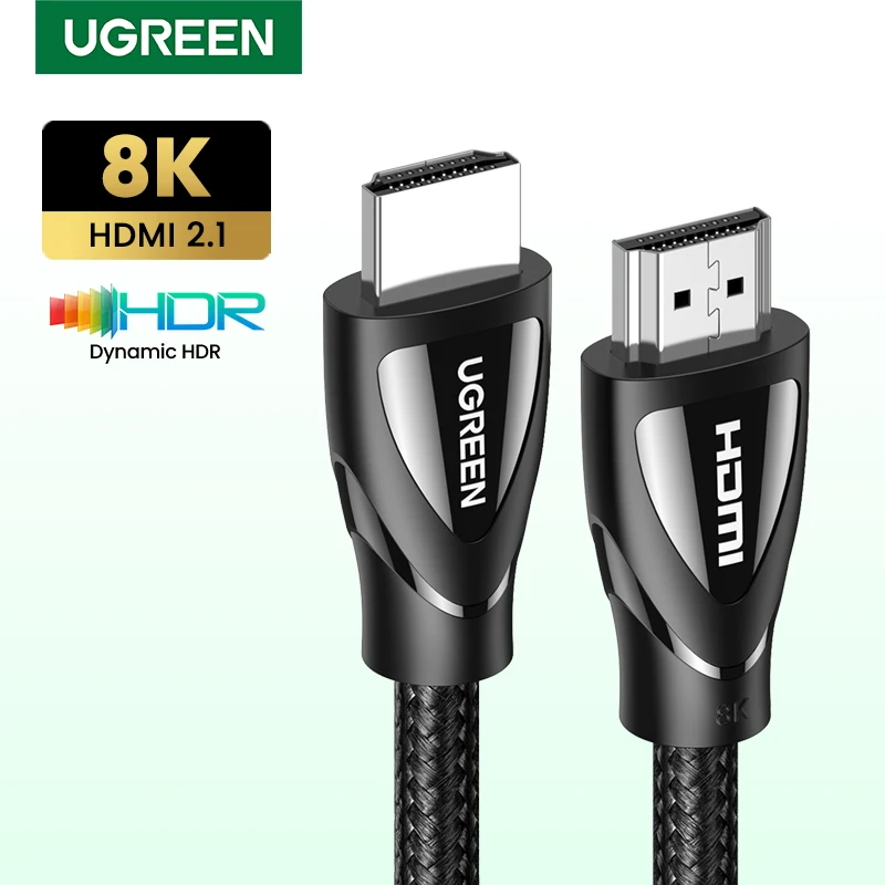 Cavo Hdmi Ugreen 8K Per Xbox Series Cavo Hdmi 2.1 8K/60Hz 4K/120Hz Splitter Hdmi Per Xiaomi Mi Box Ps5 Hdr10 + 48Gbps Hdmi 2.1