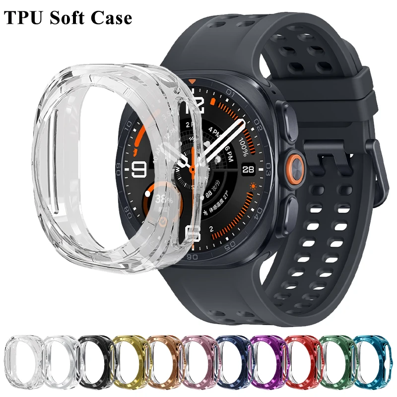 Premium Soft TPU Protective Case for 47mm Watch - Hollow Design Cover