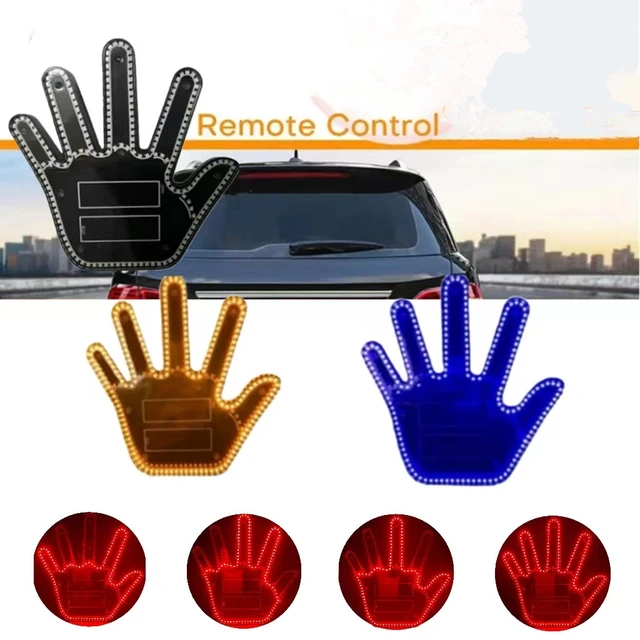 Middle Finger Sign for Car Middle Finger Light for Car Truck Car Light