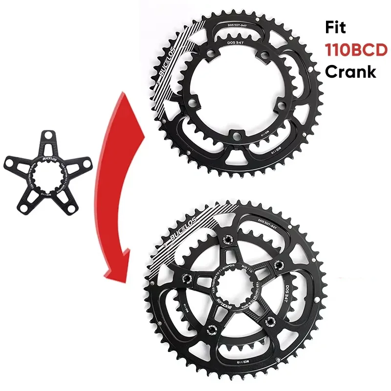 HttKse Bike Chainring 110 BCD Bike Narrow Wide Round Chainring Single Chain Ring for Mountain Bicycle 50T-58T Cycling Chainrings (Color : R 並行輸入品 Milwaukee Bicycle Co Chainring - 110 BCD - 1⁄8\" | FastStore PDP