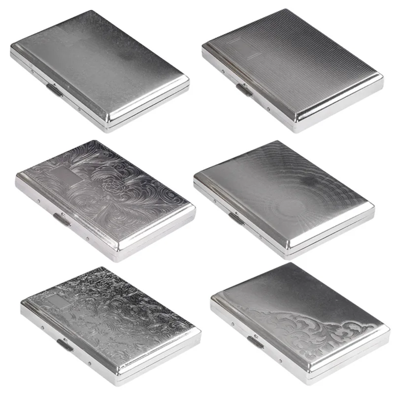 Sleek and Stylish Extended Metal Cigarette Storage Case