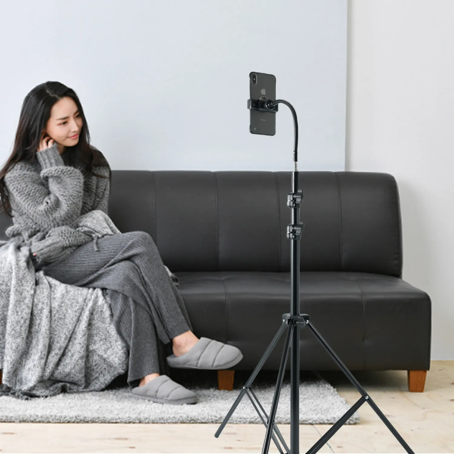 Tripé Fotográfico com Estandes de Luz Fortes Lâmpada Softbox Fundos Kits de Iluminação Vídeo Fundos do Estúdio Fotográfico 160 cm 200cm - Image 4