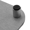 Sink Tray With Grooves,Stainless Steel Feet With Rubber Bottom Water Absorbing Stone Used For Toiletries Light Grey 4