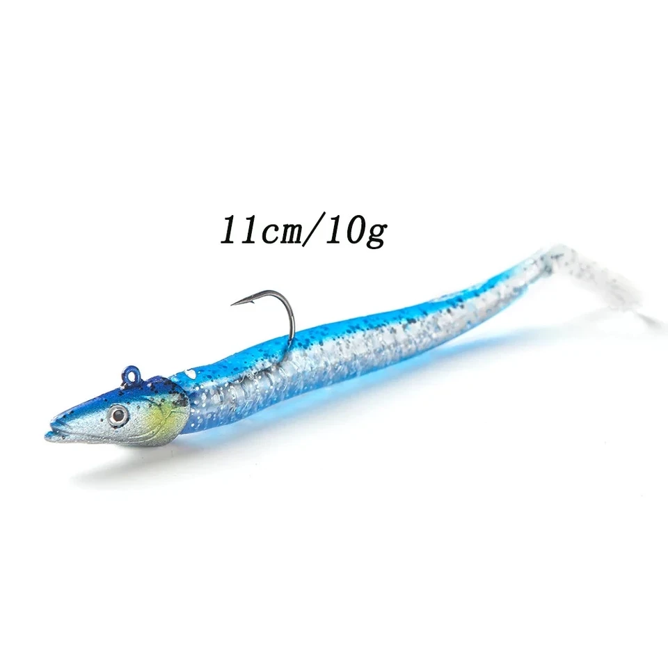 OEM 6g/12g PVC Jig Head T Tail Pesca Esca In Silicone Morbido