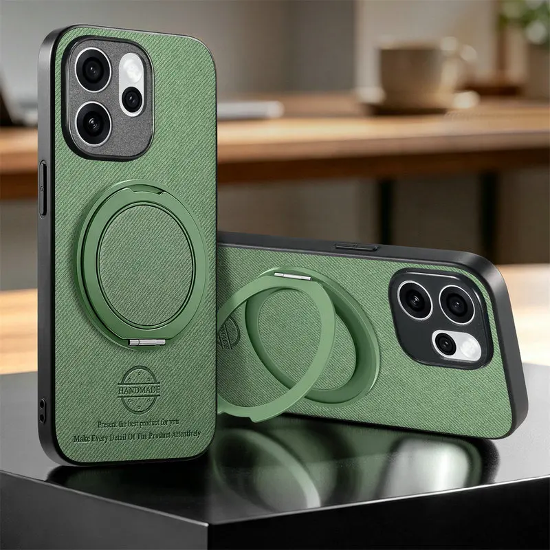 Premium Magnetic Ring Stand Luxury Case Cover