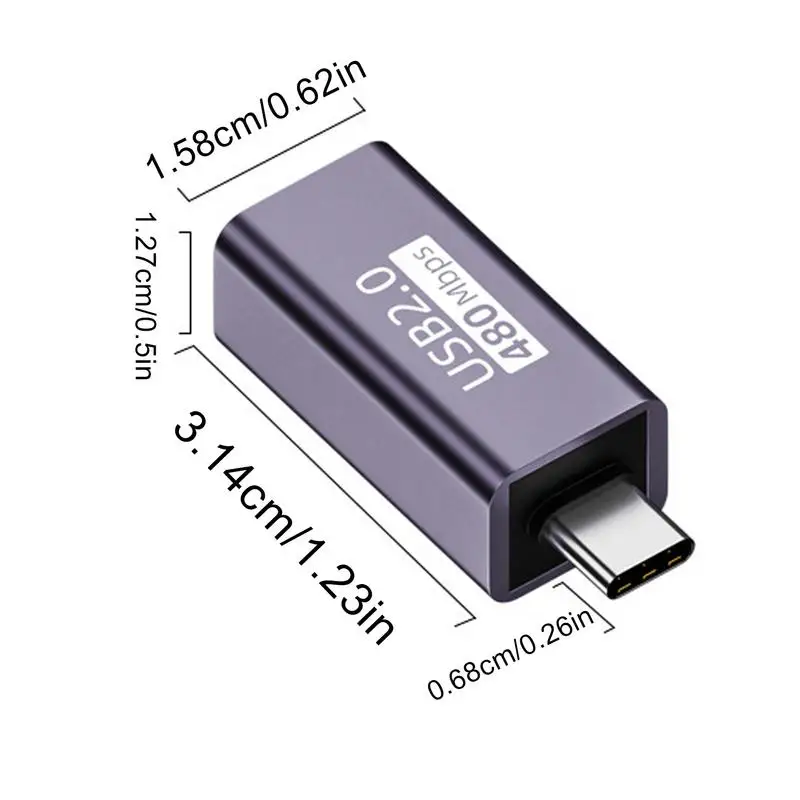 USB Type C Converter Adapter Connector And Converter For Printer Small Size Multi-Purpose Conversion Tool For Servers Scanners