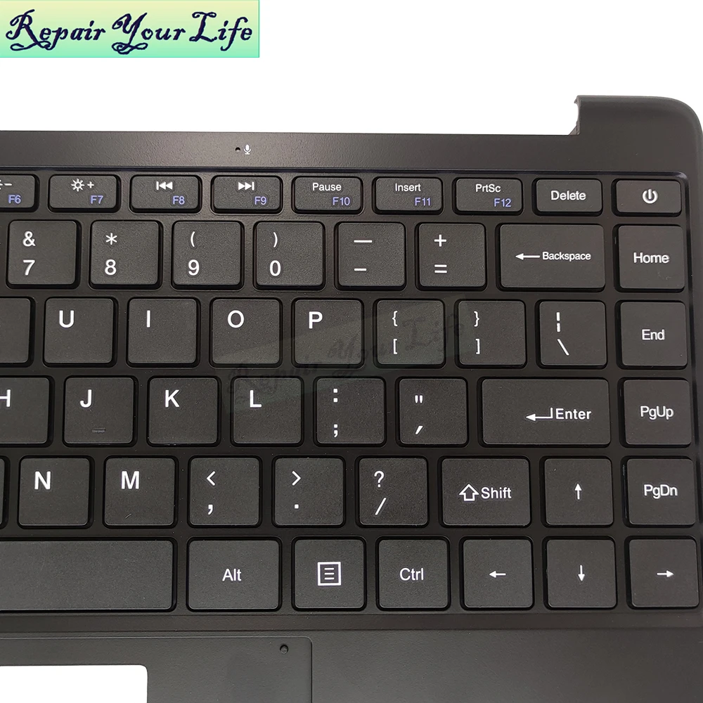 Palmrest Teclado para Teclast f7 Plus ii Plus Topcase Notebook Parte Superior c Xk-hs122 Mb3181005 V6381f X318f us - Imagem 3