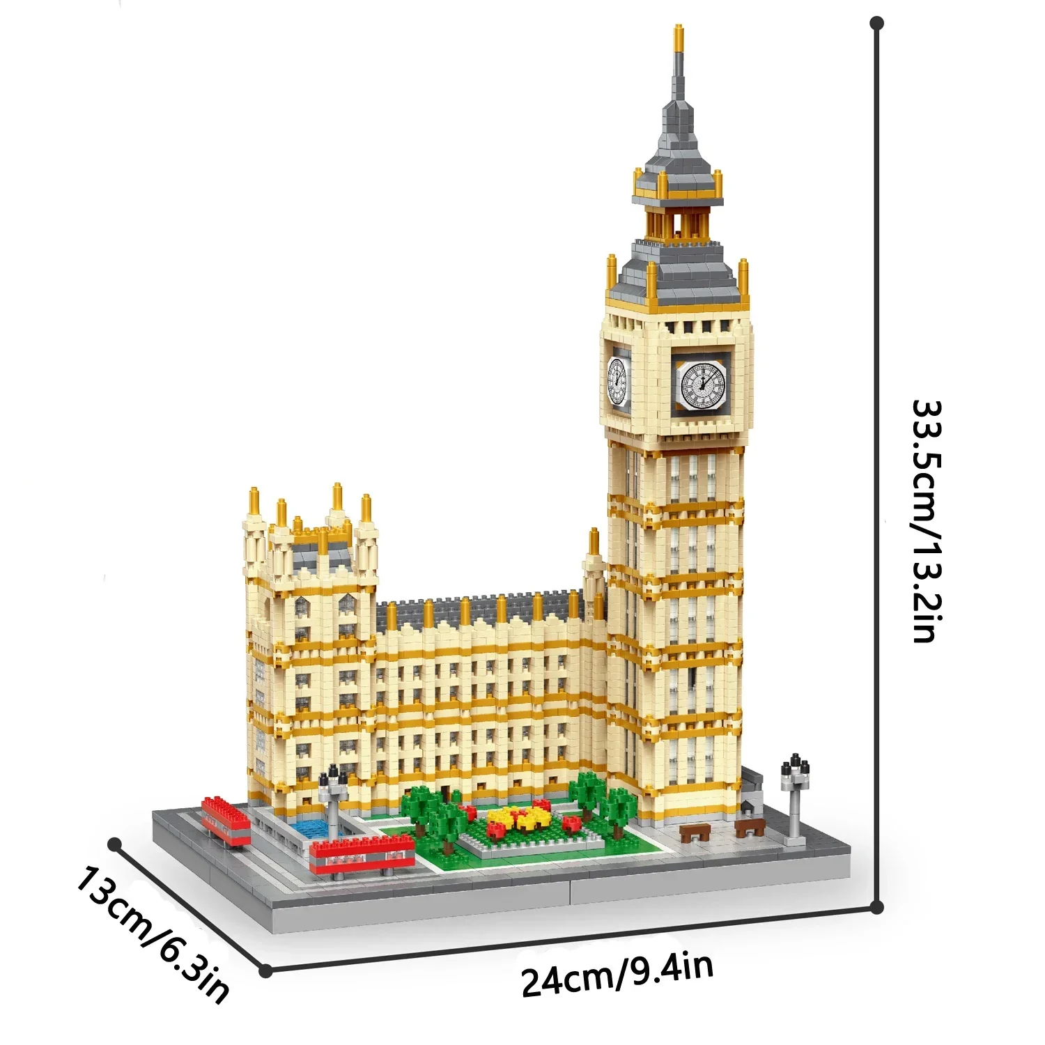 thumbnail image 1 of Nuevo y exquisito juego de bloques de construcción en miniatura de la Torre Eiffel de París: iluminación LED, regalo perfecto para iluminar tu mundo, 1 of 5