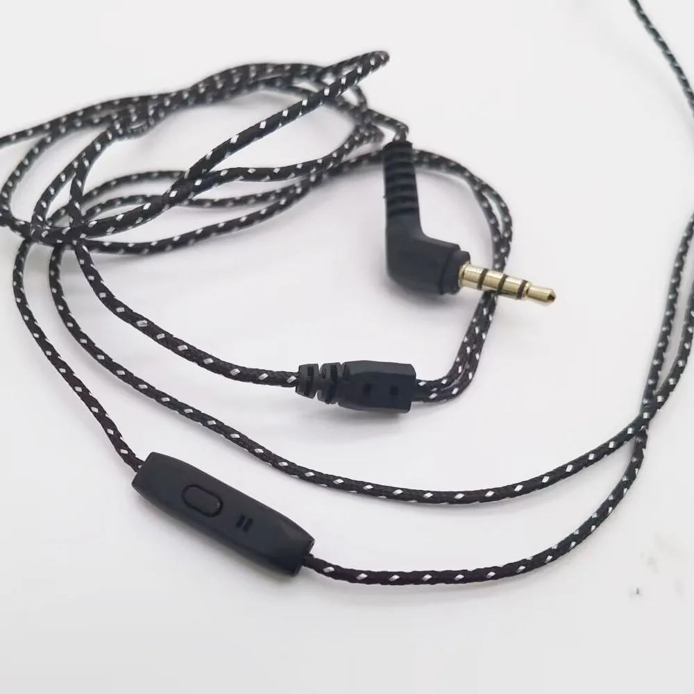 DIY Repair Headphone Cable for KOSS PP Portable Portapro Porta-Pro KSC75 KSC35 Headset Replacement Cable Cord With Microphone