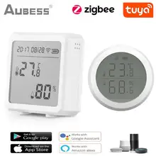 

Tuya Wifi Zigbee Temperature Humidity Sensor With LCD Screen Works Smart Home With Alexa Google Assistant And Tuya Zigbee Hub