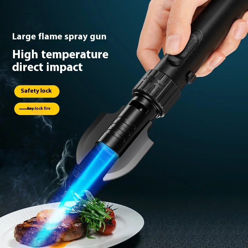 Powerful Blue Flame Jet Torch Gas Lighter Windproof High Firepower Cooking Kitchen Metal Welding Gun Outdoor Cigar Barbecu gas torch welding torch butane torch