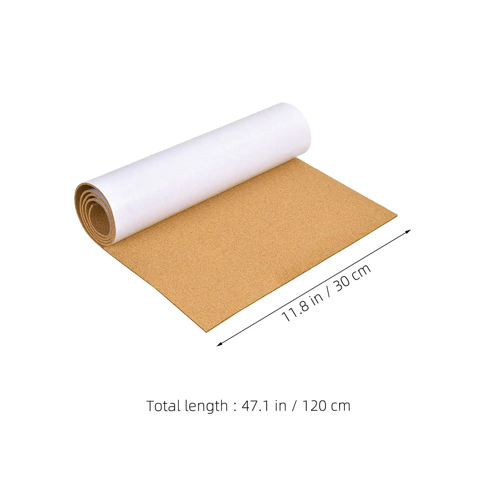자가 접착 코르크 보드 롤 120x30cm 떼어 붙이는 코르크 시트 롤 메시지 게시판 벽 장식 DIY 공예 사무실 학교용